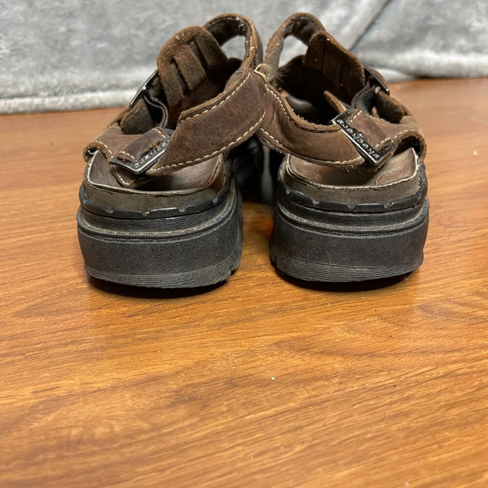 Skechers Women 90s Y2K Chunky Jammers Fisherman Brown Buckle Lug Sandal 6* - Picture 8 of 11